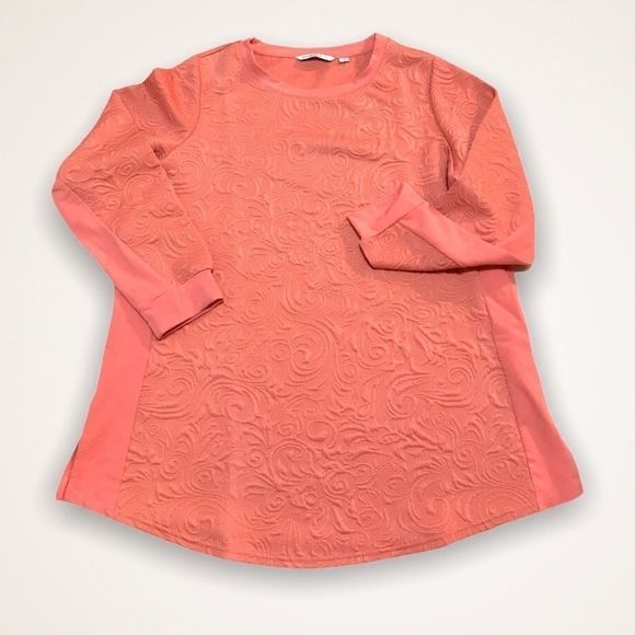 ⭐️ HP ISAAC MIZRAHI LIVE! Scroll Jacquard Knit Pullover - Picture 3 of 9